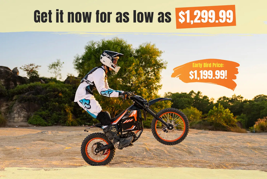 All-New X1-Spark L: Special Fat Tires for a Stronger Sense of Control!